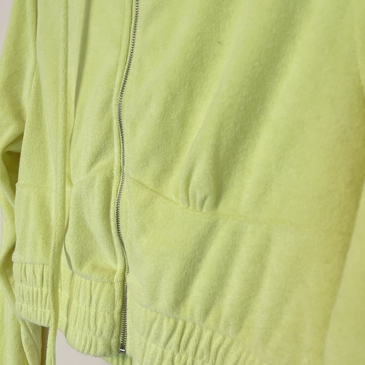Zenana Women Sweatshirt Cotton Blend Bright Yellow Hood