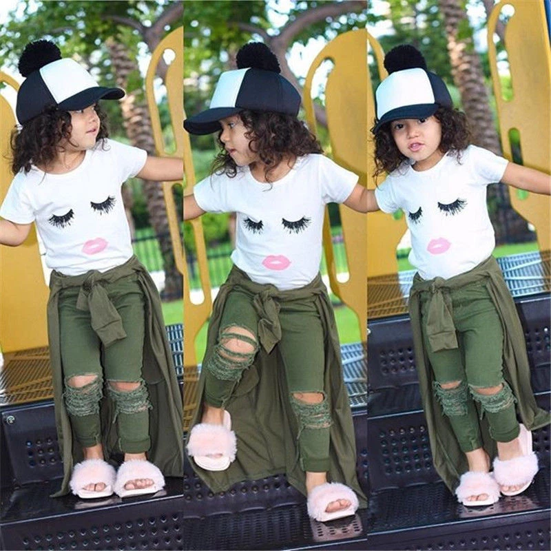 Cute outfits top for toddlers girl