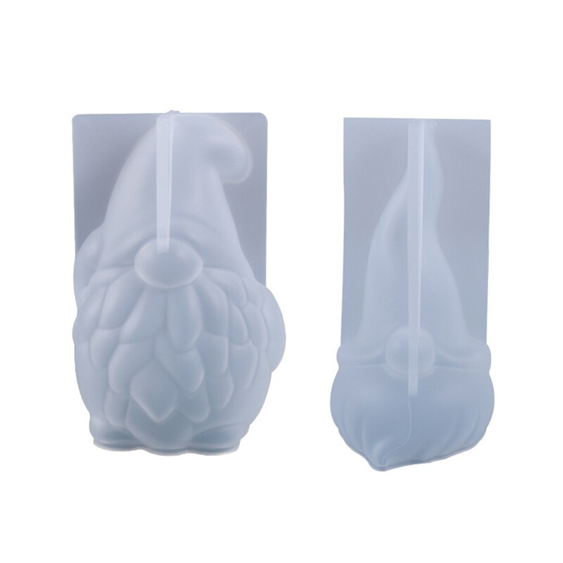 Handmade 3D Santa Claus Christmas Aroma Diffuser Silicone Mold