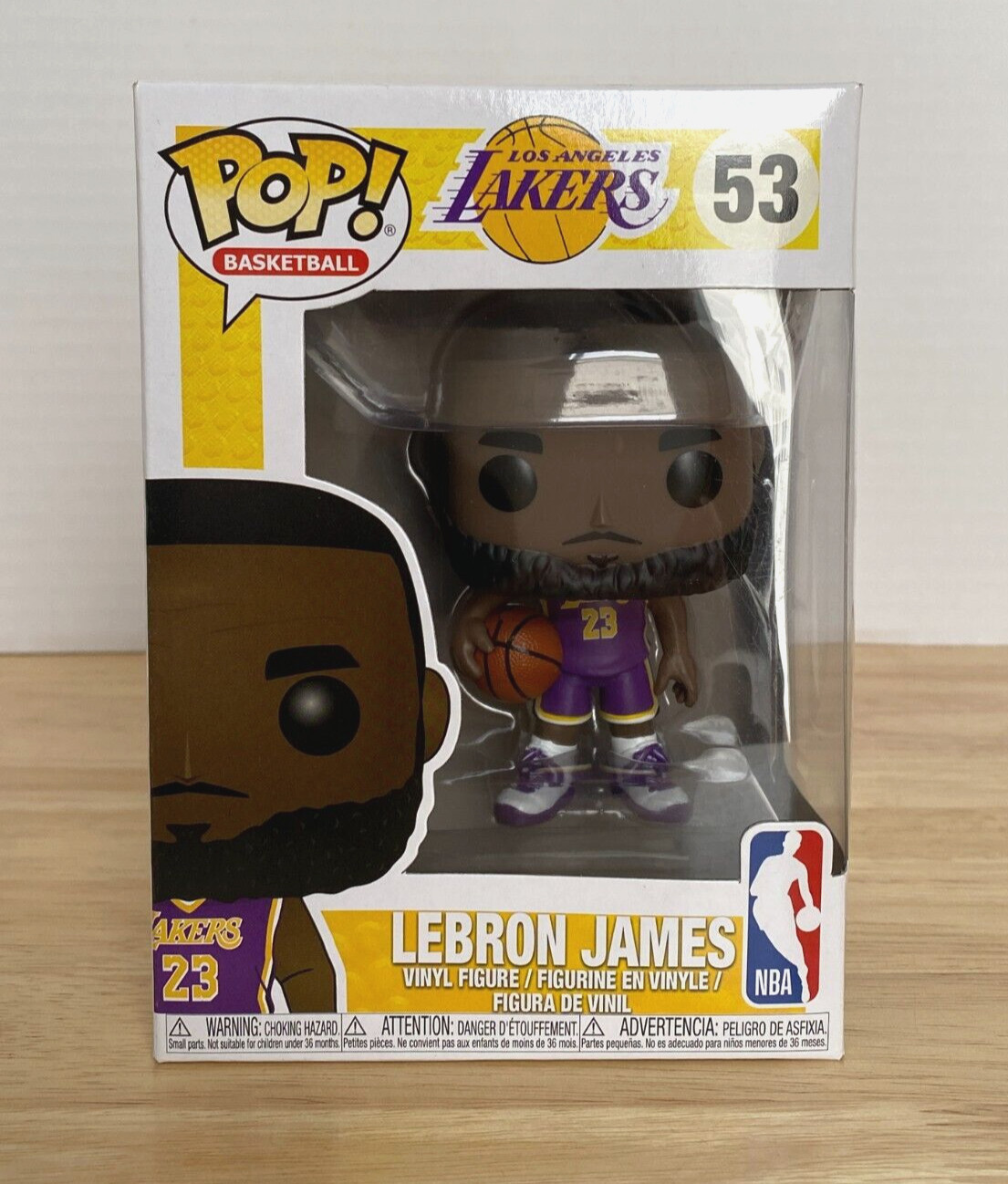 Funko Pop! Nba Lebron James Lakers #53 - Iconic Collectible