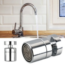 360° Swivel Extension Faucet Aerator Sink Rotatable Tap Water Saving Extender