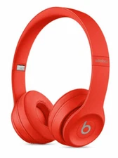 Beats Solo3 Wireless Headphones (Red) - Kit with USB Adapter Cube