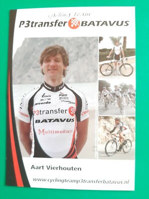 CYCLING cycling card AART VIERHOUTEN team P3Transfer BATAVUS 2008