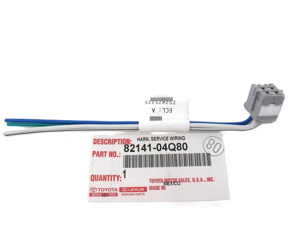 GENUINE TOYOTA TACOMA 18-22 INSTRUMENT WIRE PANEL OEM 82141-04Q80 