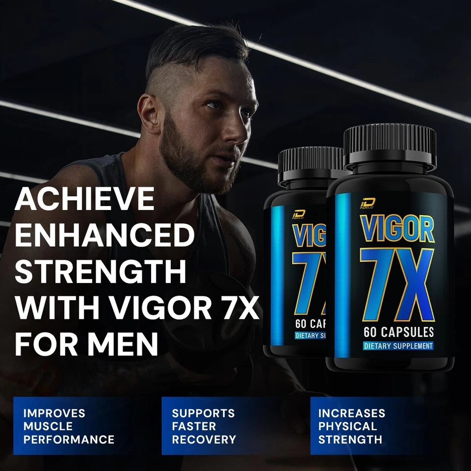 (5件装)Vigor 7x男士胶囊-Vigor7x整体健康能量全天然 — 第 3/4 张图片