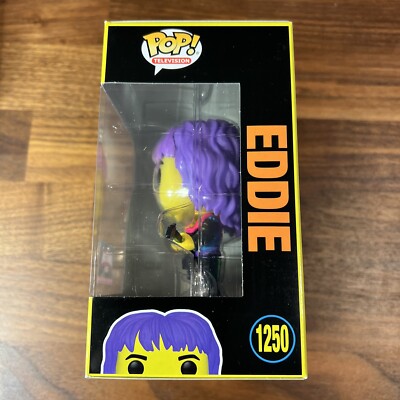 Pop Funko #1250 Stranger Things Eddie Blacklight Target Con