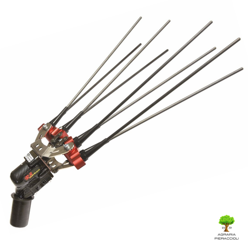 LISAM R8 CARBON SBATTITORE ABBACCHIATORE PETTINE PNEUMATICO RACCOLTA OLIVE 9391 - Imagen 2 de 2