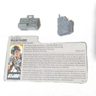 G. I. Joe MAINFRAME Computer Specialist ARAH 1987 Card Back File BACKPACK Part