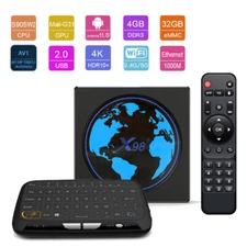 Android 11.0 X98 Mini Bluetooth 4K HDR Amlogic 32GB Dual WiFi+1000M Smart TV Box