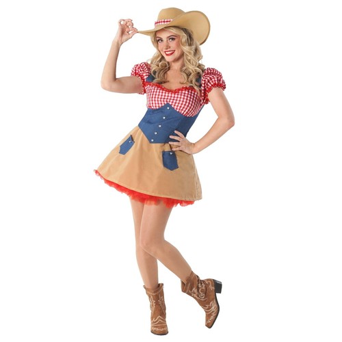 knee length dresses for ladies Cowgirl Costume for Women