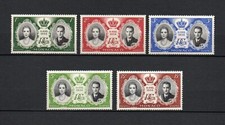 MONACO 1956 .    Série  N°s   473 à 477  .  Neufs **  (MNH) .