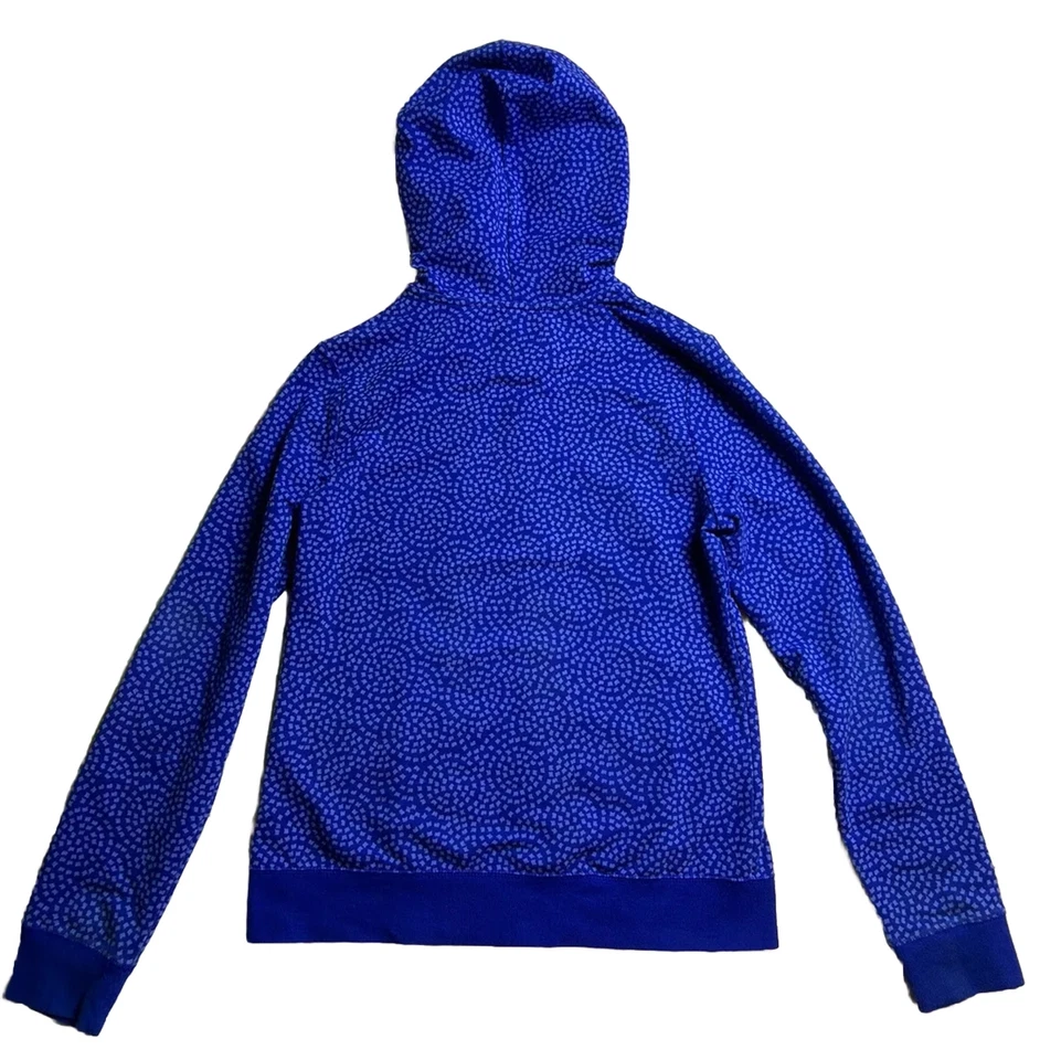 Chaqueta Danskin Now para mujer talla M (8-10) azul con capucha L/S cremallera completa bolsillos interiores Foto 2 de 4