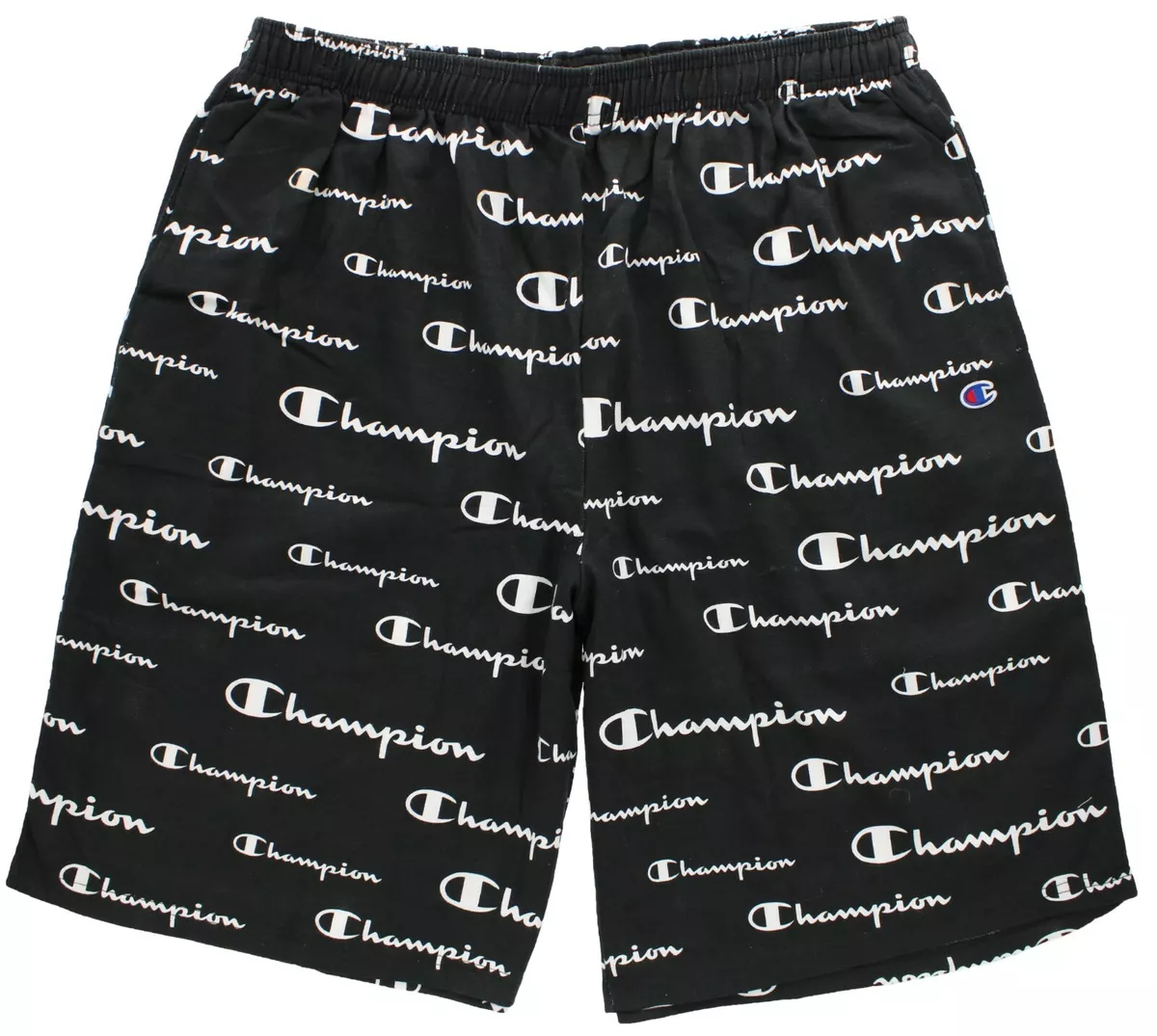 Champion All Over Logo Shorts Big &amp; Tall Pocket Short | eBay