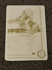 2024 Topps Chrome U.S. Olympics #100 Michael Phelps Yellow Printing Plate 1/1