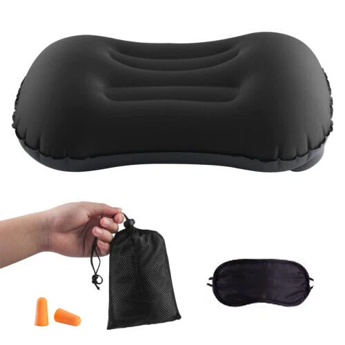 Aufblasbares Kissen Ultraleichtes Kopfkissen für Strand Reise Camping Outdoor - Bild 2 von 4