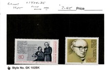 Germany, Postage Stamp, #1434-1435 Mint NH, 1985 Deutches Wortebuch (AC)