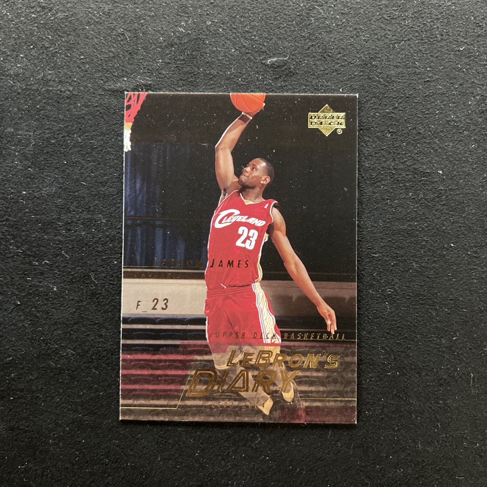 Lebron James Upper Deck Lebron’s diary 2003-04 LJ15