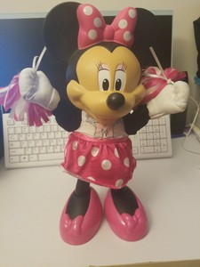 minnie mouse cheerleader toy