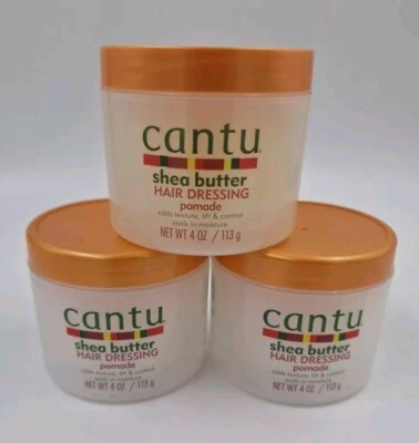 3 X Cantu Shea Butter Hair Dressing Pomade 113g