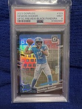 2023 Panini - Rated Rookie Optic Preview Black Pandora Prizm Hendon Hooker /25