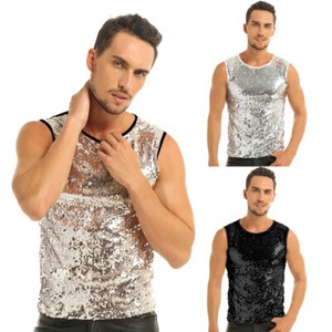 fitted sequin top