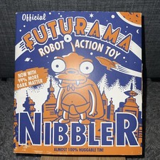 Nibbler Futurama Wind-Up Tin Toy NIB Rare - Rocket USA 2000