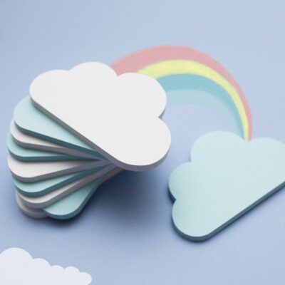 2pcs Cloud Sticky Notes Memo Pad Bookmark Index Flag Sticker Planner Decoration Ebay