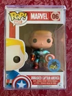 Marvel - Unmasked Captain America #06 Funko Pop! Kamikaze Exclusive Metallic