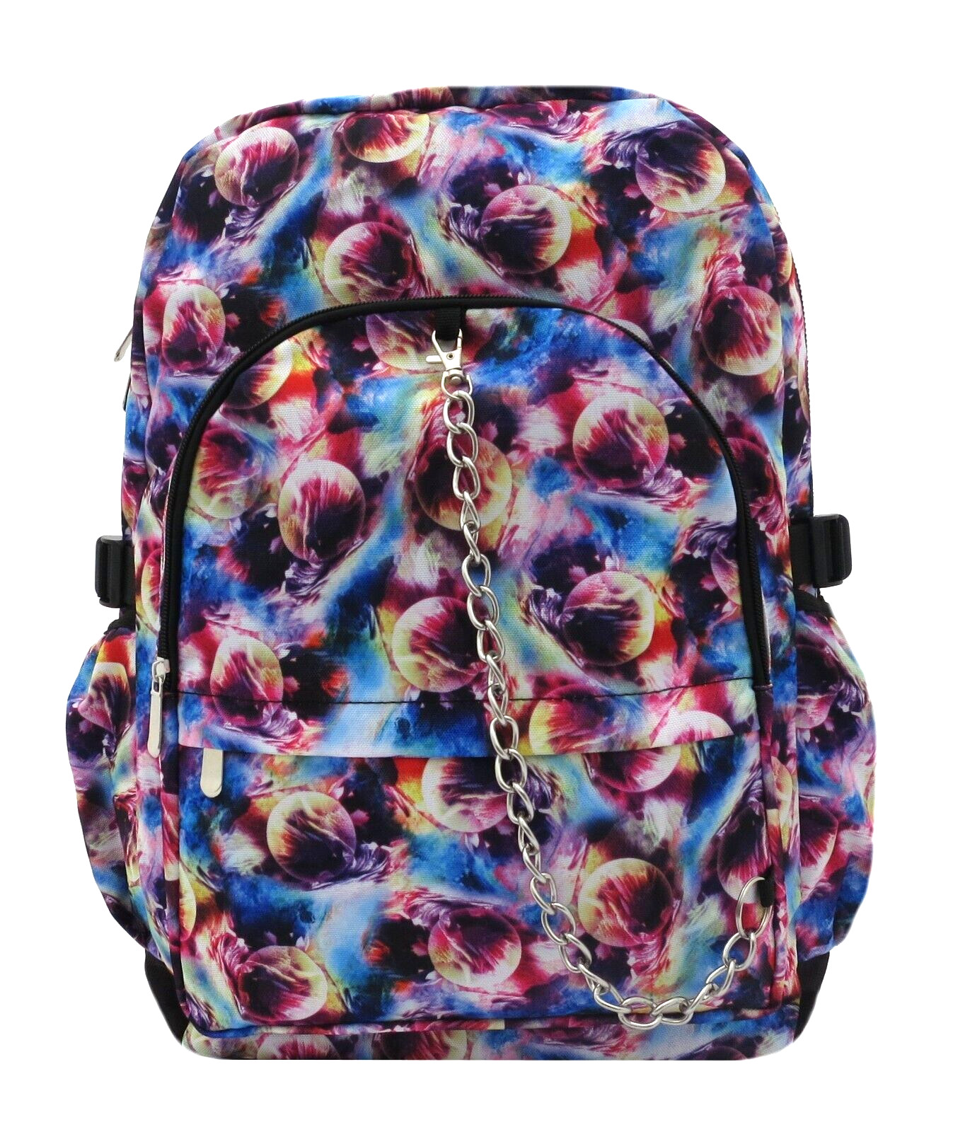 Multicolour SPACE planets Galaxy Backpack Rucksack School College Vegan Bag