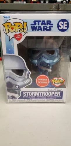 FUNKO POP! WITH A PURPOSE STAR WARS SE STORMTROOPER!!! GAMESTOP EXCLUSIVE
