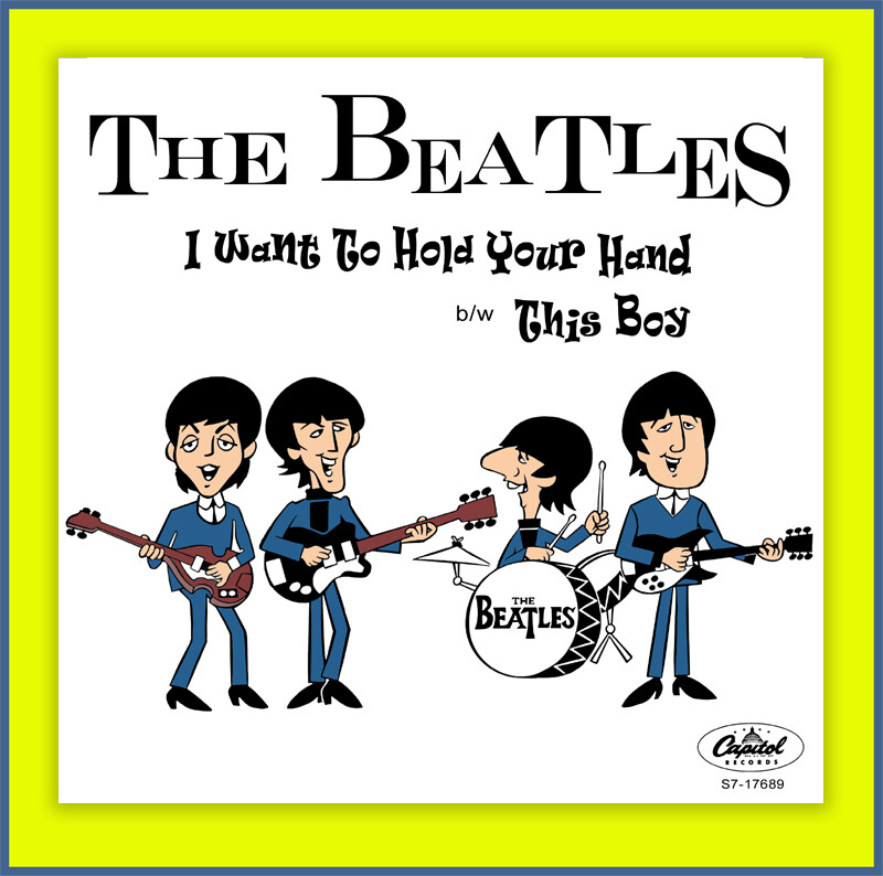 The Beatles- I Want To Hold Your Hand - 45 Pic Sleeve - No Record