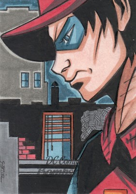 DC Comics Bombshells 2, Ulisees Gabriel Sketch Card 1/1