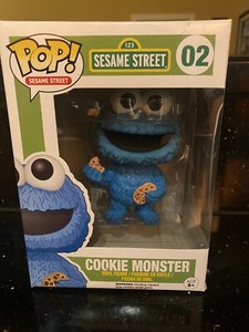 Funko Pop Sesame Street COOKIE MONSTER #02 Vaulted/Retired