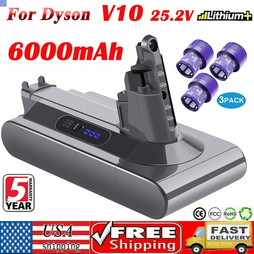 Buy 6.0Ah Lithium Battery for Dyson V10 