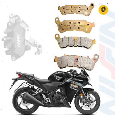 HONDA CBR250R Nissin 3 Piston Disc Pads-OEM | eBay