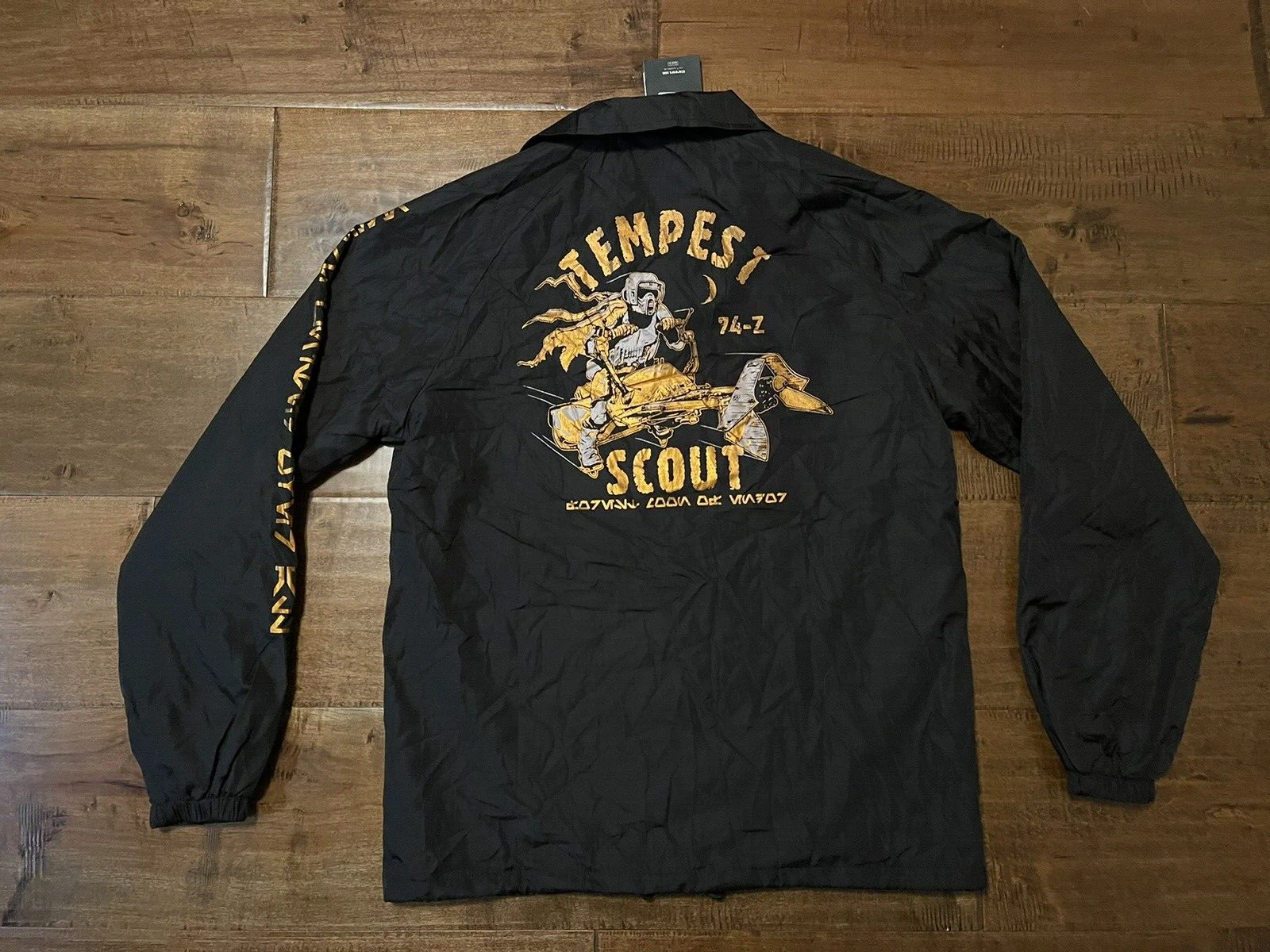 Star Wars Tempest Scout Trooper Coach's Snap Button Jacket - Men's Small - New!