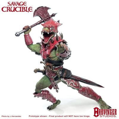 Harbinger Studio Savage Crucible Lizard Man Limited PVC Action