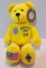 Vintage Indiana Quarter Bear Plushy