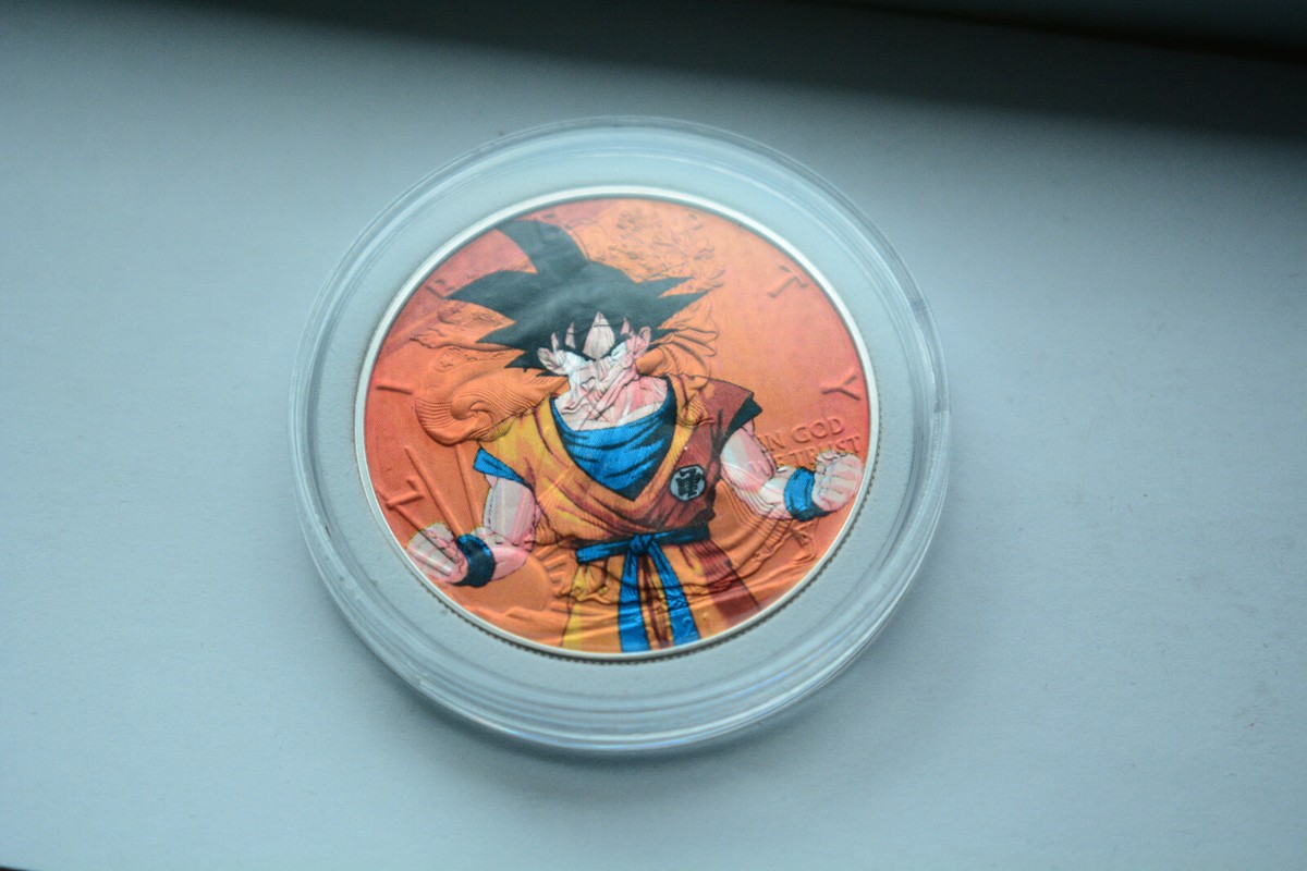 Dragon Ball Anime American Silver Eagle 1oz .999 Limited Ed. Silver Dollar  Coin | eBay
