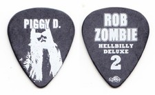 Rob Zombie Piggy D Black Guitar Pick - 2010 Hellbilly Deluxe 2 Tour