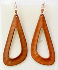 QVC RLM Brass Patina Pink Openwork Drop Earrings — photo 1