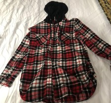 Womens Long Sleeve Hoodie Draw String - Size 1 xs Multi Color- No Boundries