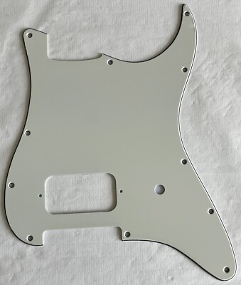 New Great-For Fender Stratocaster Start Single Humbucker Pickguard Parchment