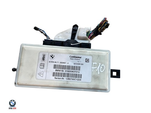 BMW 5ER F10 F11 AIRBAG STEUERGERÄT ECU 9253637