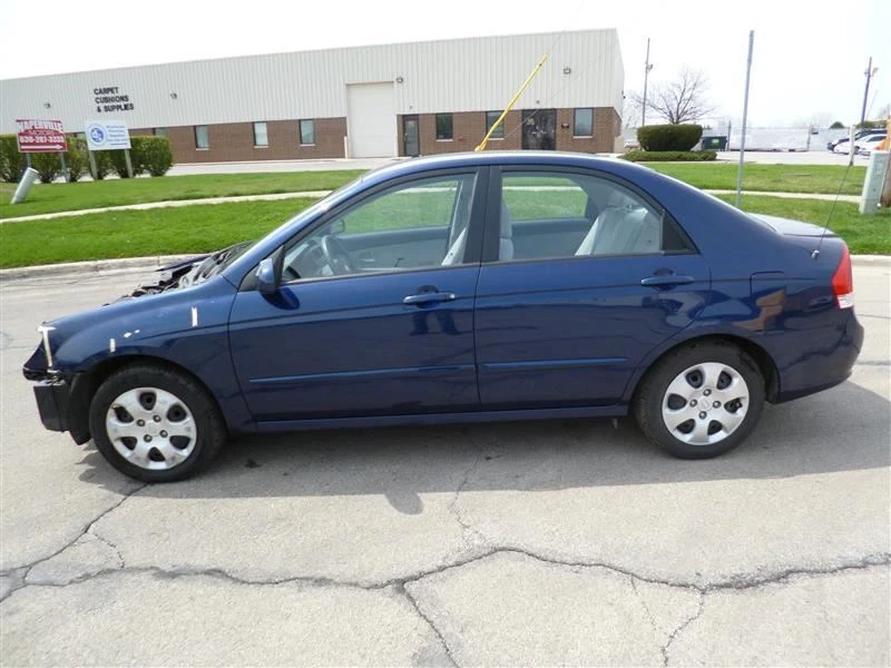 Puerta trasera izquierda del lado del conductor azul 2007 2008 04 05 06 07 08 Kia Spectra 2004-2009 Foto 3 de 4