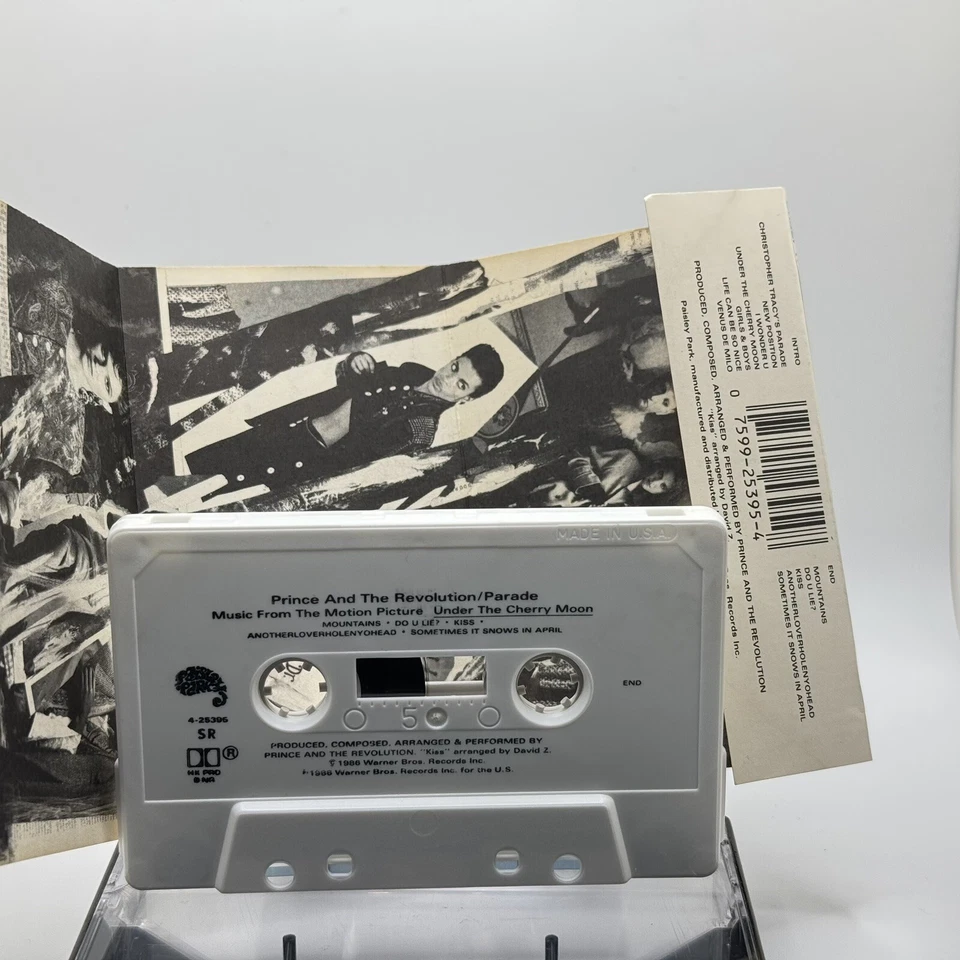 Prince and The Revolution Parade-Music From Under The Cherry Moon-Cassette Tape - Image 4 of 4