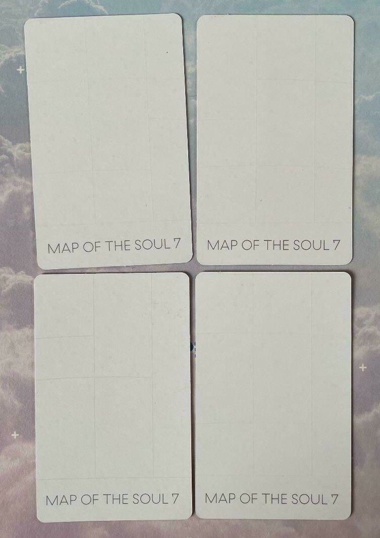 BTS SUGA MAP OF THE SOUL 7 MOS MOTS photo card complete 4