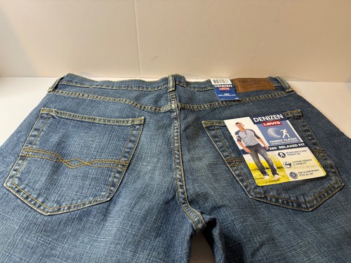 Denizen Levi's NEW NWT Mens 285 Relaxed 36x32 Blue Denim Jeans Straight - Picture 12 of 12