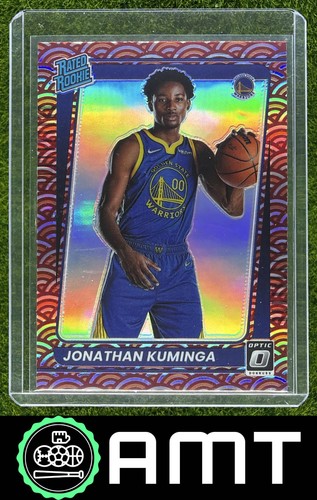 Jonathan Kuminga 2021-22 Panini Donruss Optic Photon Prizm Warriors RC