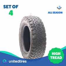 Set Of 4 Used Lt 24570r17 Bfgoodrich All-terrain Ta Ko2 119116s - 8-1032